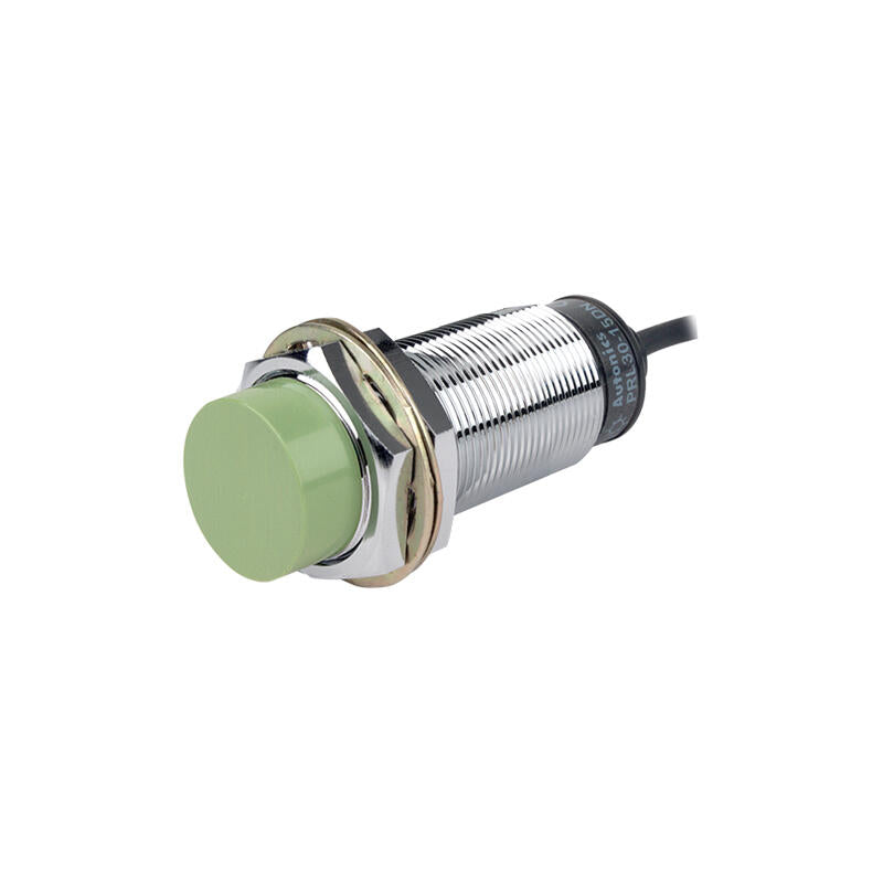 Autonics inductive cylindrical proximity switch 2-wire cable 2m detection distance 15mm; PRL30-15AO