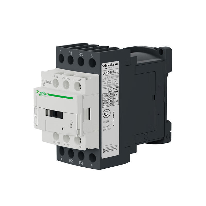 Schneider Electric TeSys D 4-Pole Contactor, 12A, 24VDC
