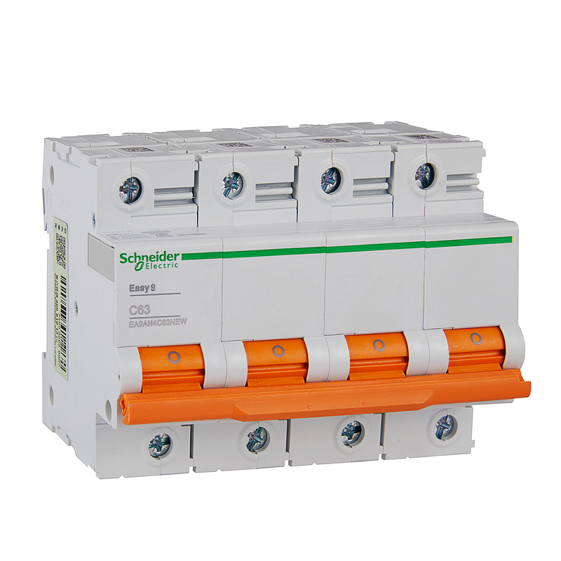 Schneider Electric EA9AH 4P C63A Miniature Circuit Breaker