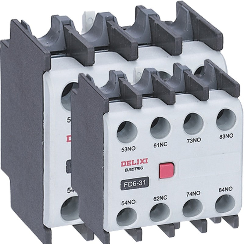 DELIXI ELECTRIC contactor FD6-31 top auxiliary contact RoHS/can be customized