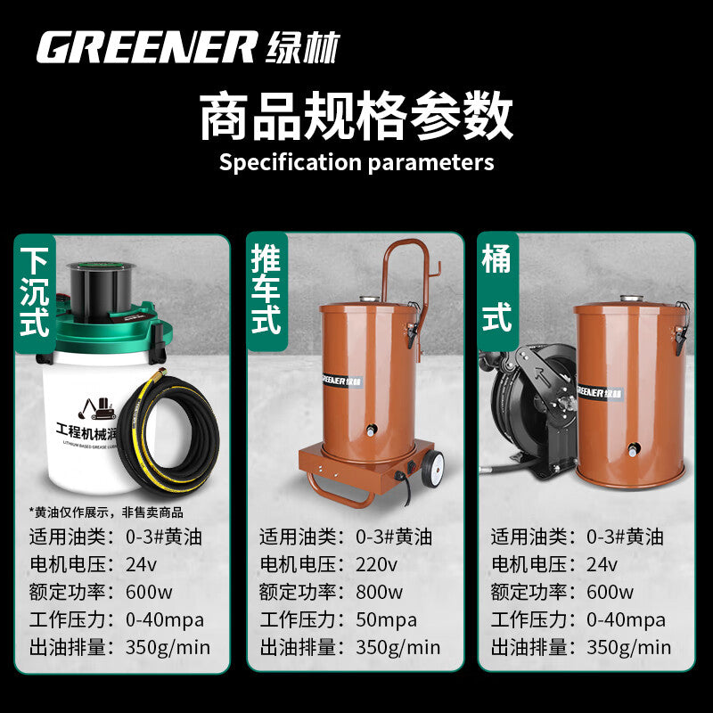 Lulin Electric Grease Machine Grease Gun Refueling Gun High-Pressure Oil Pump