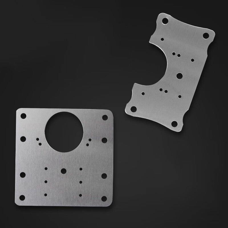 Deqi Hinge Fixing Plate, Cabinet Door Hinge Repair Plate, Cabinet Door Reinforcement and Installation Plate, 90*50MM C-shaped Repair Plate