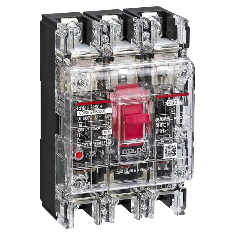 Delixi CDM3T-250S/3300 250A Transparent Circuit Breaker