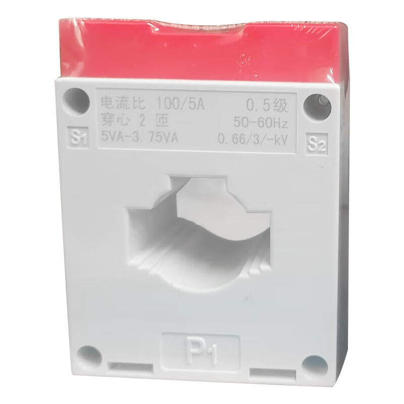 Delixi Electrical current transformer; LMK-0.66 100/5 Ф30