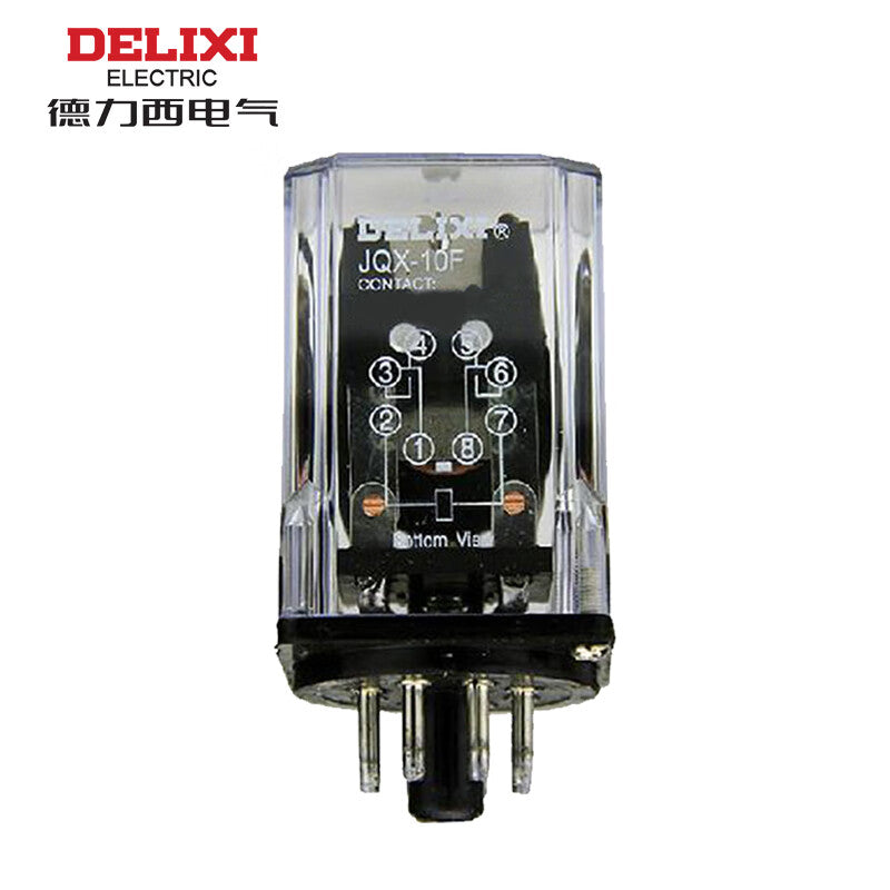 Delixi JQX-10F small 10A 2NO+2NC without light 12VDC JQX10F2DJ intermediate relay