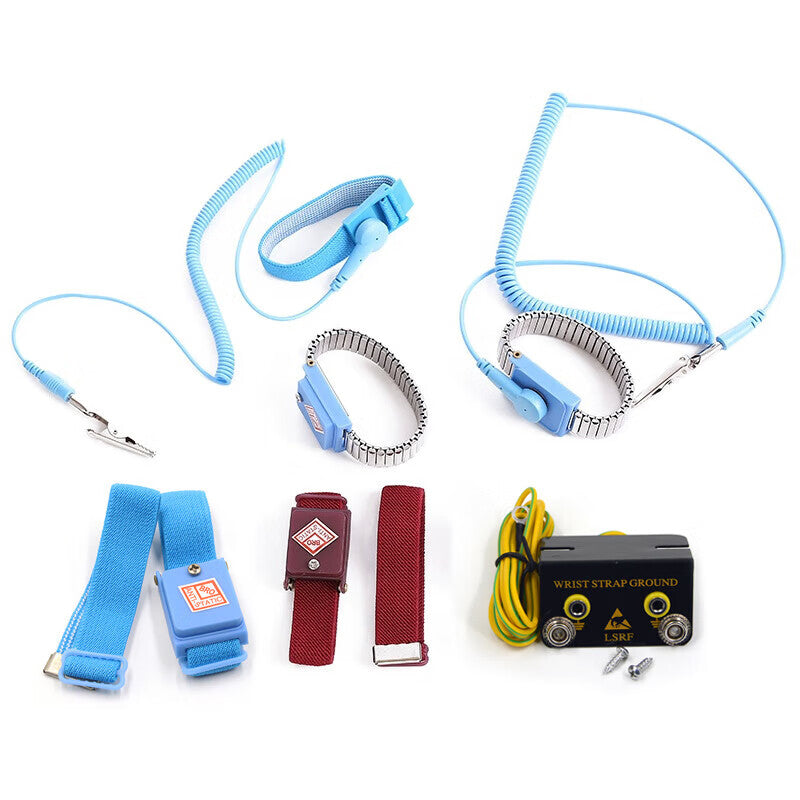 Superior Quality Antistatic Table Mat Grounding Buckle Grounding Wire Device Antistatic Rubber Star Claw Alligator Clip Computer Connection Cable Customization