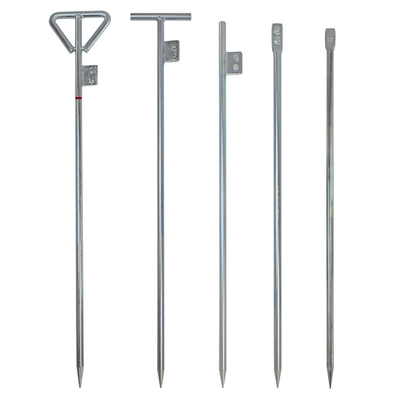 Zhuyun Grounding Pin, Grounding Nail, Galvanized T-shaped Grounding Pin, Grounding Electrode, Lightning Protection Grounding Rod, Grounding Pile, T-shaped Triangle 16*1000