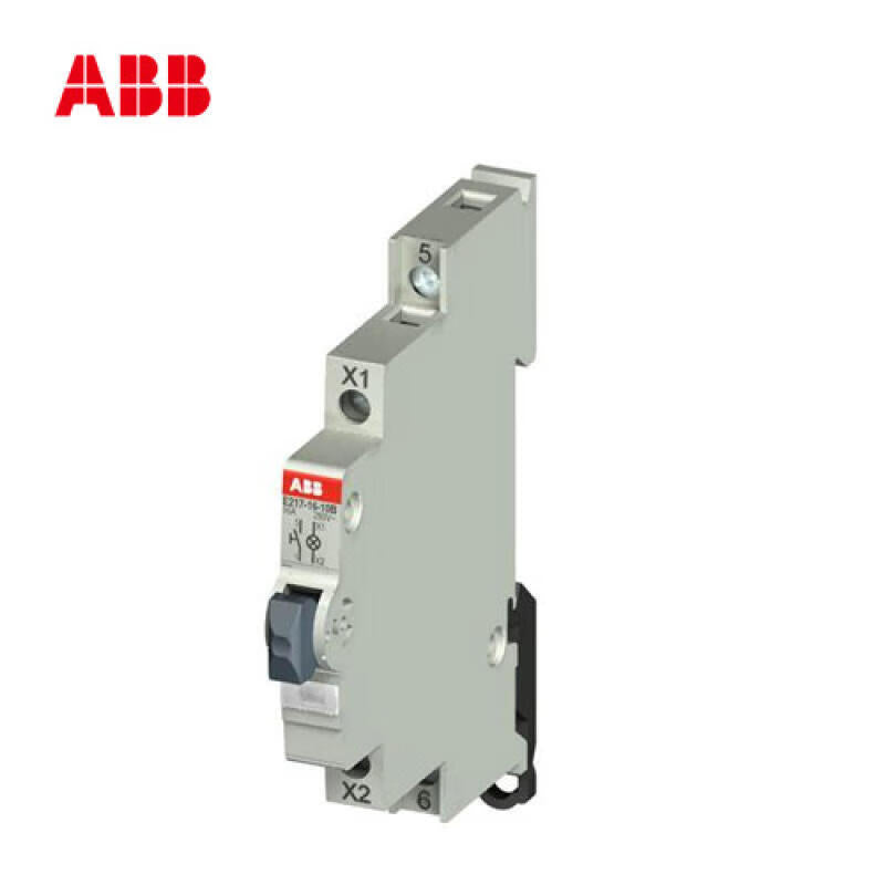 ABB E217 series push button switch with LED; E217-16-01G48