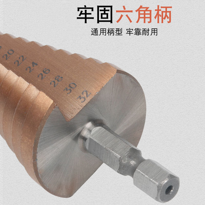 Paola Pagoda Drill 4-12mm M35 Cobalt Step Drill Multi-Function 8914