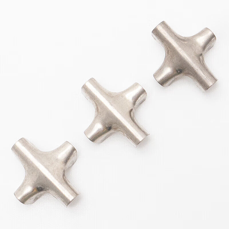 Masford Invisible Protective Net Cross Clip, Stainless Steel Window Wire Cross Clip, Fastening Clip, Thickened 4.0 (100 pieces)
