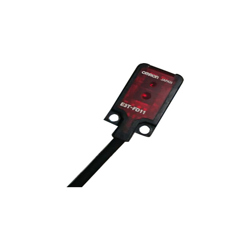 Omron ultra-small and ultra-thin amplifier built-in photoelectric sensor; E3T-FD14 2M