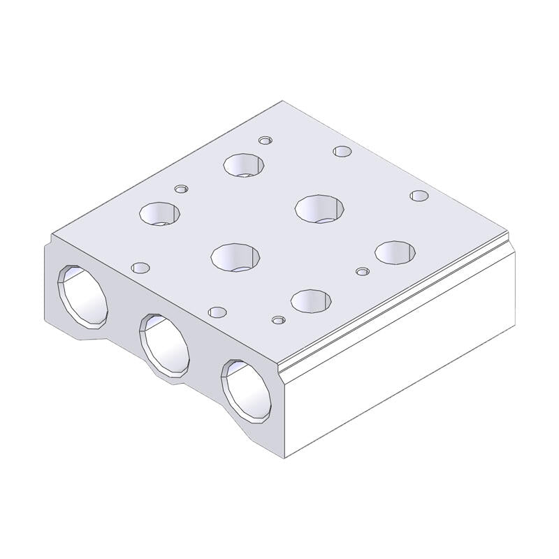AirTAC Solenoid Valve Base - 2-in-1, 400M2F