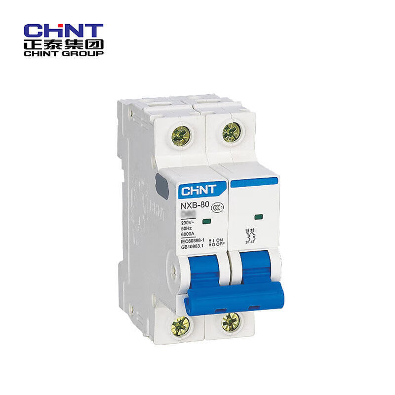 Chint small circuit breaker; NXB-80 2P B80