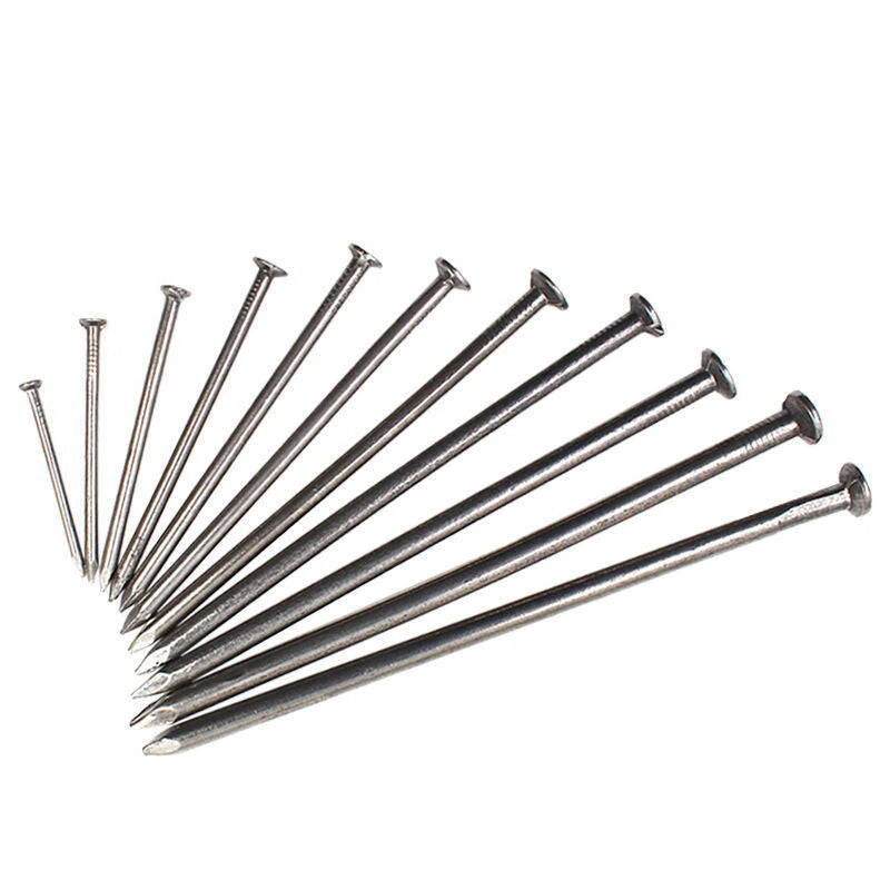 Taizhu high-strength cement nails, round carpenter nails, foreign nails. Unit: pack, 4 inches (10 cm long), about 22 nails (half a pound).