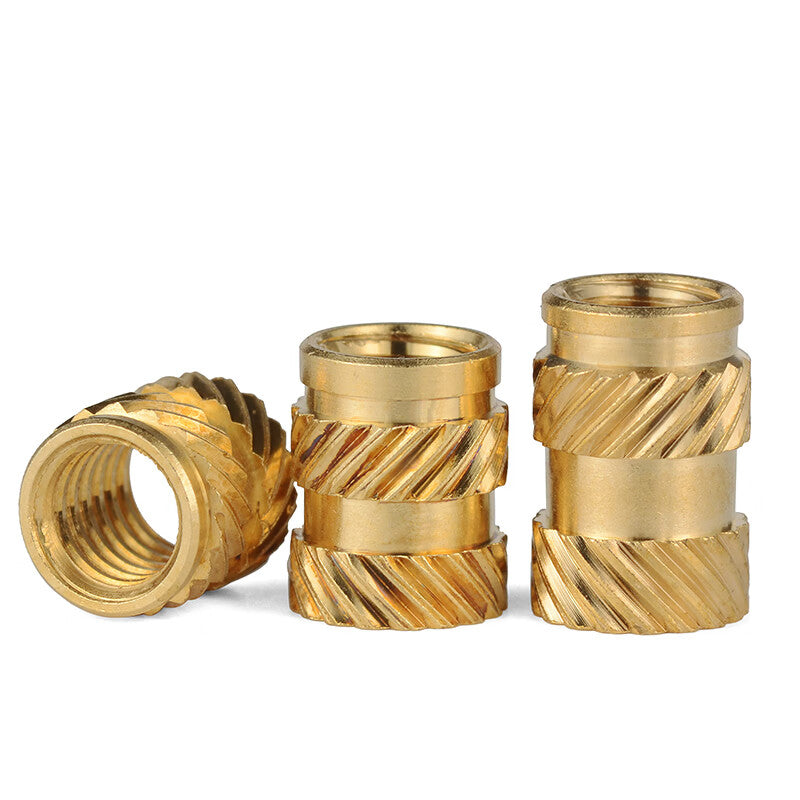 JINGGONG (Jinggong) Tu Ba Hot Melt Nuts, Injection Molded Copper Nuts, M3*4*4.2 (50 pieces)