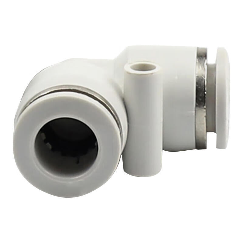 PV-10 Equal Diameter Elbow Quick Plug Connector White