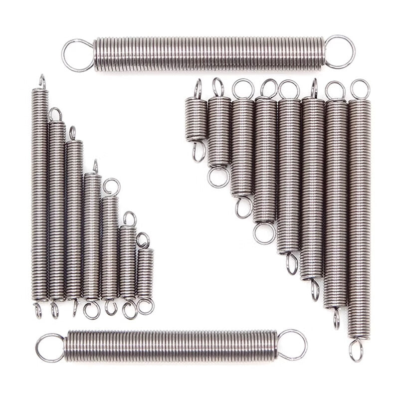 Yonghao Yinghong 304 Stainless Steel Small Tension Spring with Return and Hook, 0.6mm Wire Diameter, Customizable, 0.6*5*25 (10 pieces), Price per piece.