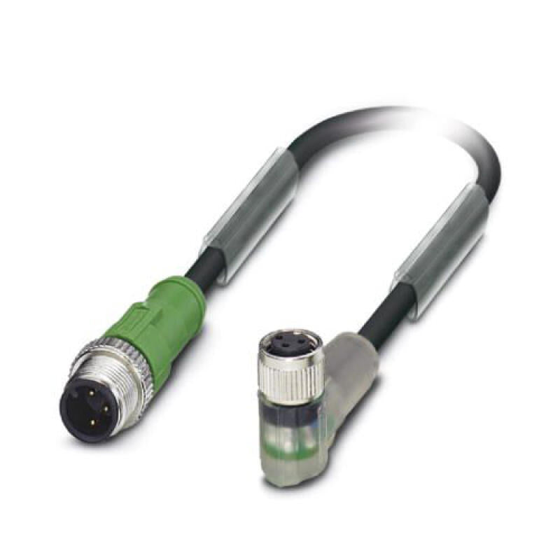 Phoenix sensor/actuator cable; SAC-3P-M12MS/ 1,0-PUR/M 8FR-2L