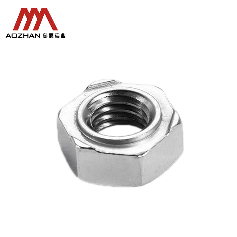 AOZHAN 304 Stainless Steel Hex Welded Nuts DIN929 with Welded Screw Caps GPH M10 (500 pieces/box)