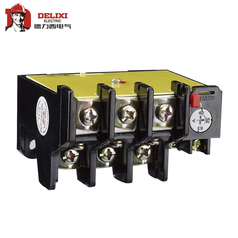 Delixi Electric thermal overload relay; JR36-20 6.8-11A adjusted to 11A