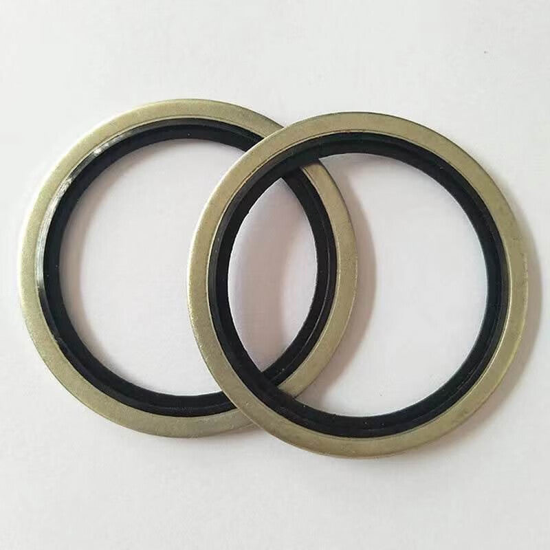 Deqi high-pressure oil pipe combination gasket, nitrile sealing gasket, 6-30 nitrile carbon steel set