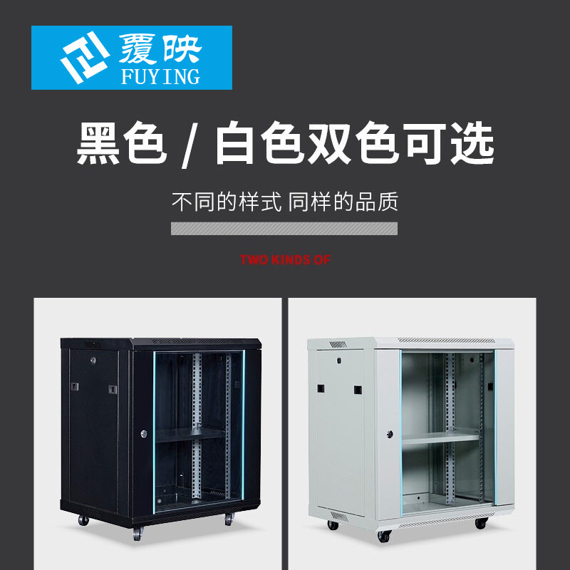 Fuying 12U Network Cabinet & 6U Switch Cabinet for Computer Rooms