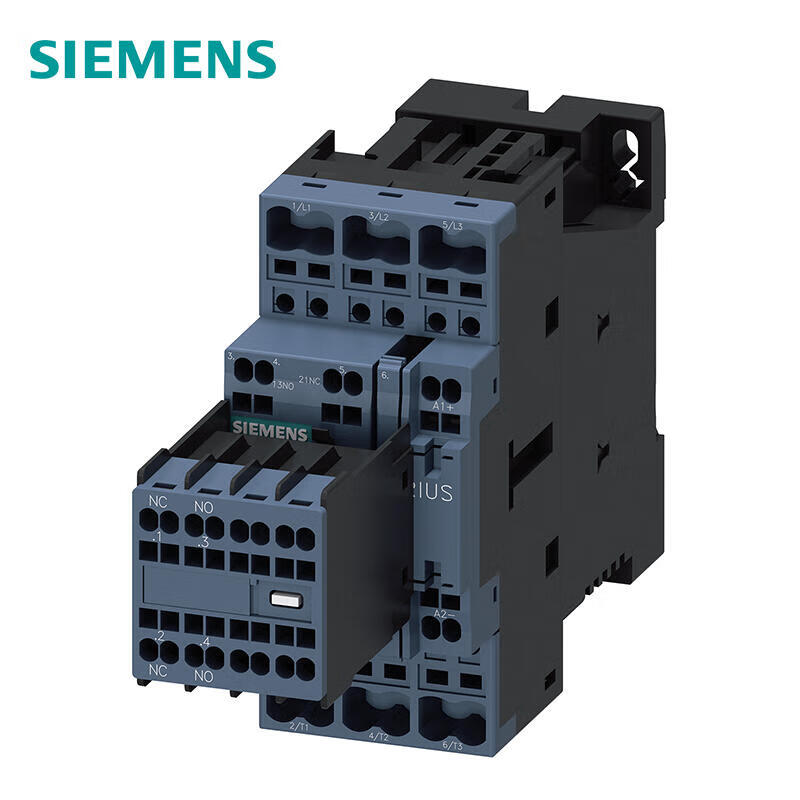 Siemens 3RT20242BB44 Power Contactor, 12A, 24VDC, S0 Size, 5.5kW