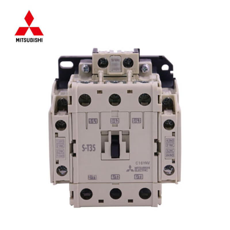 Mitsubishi Electric AC controlled electromagnetic contactor 35A 3-pole 2NO+2NC AC200-240V; S-T35 AC200V 2A2B C VL