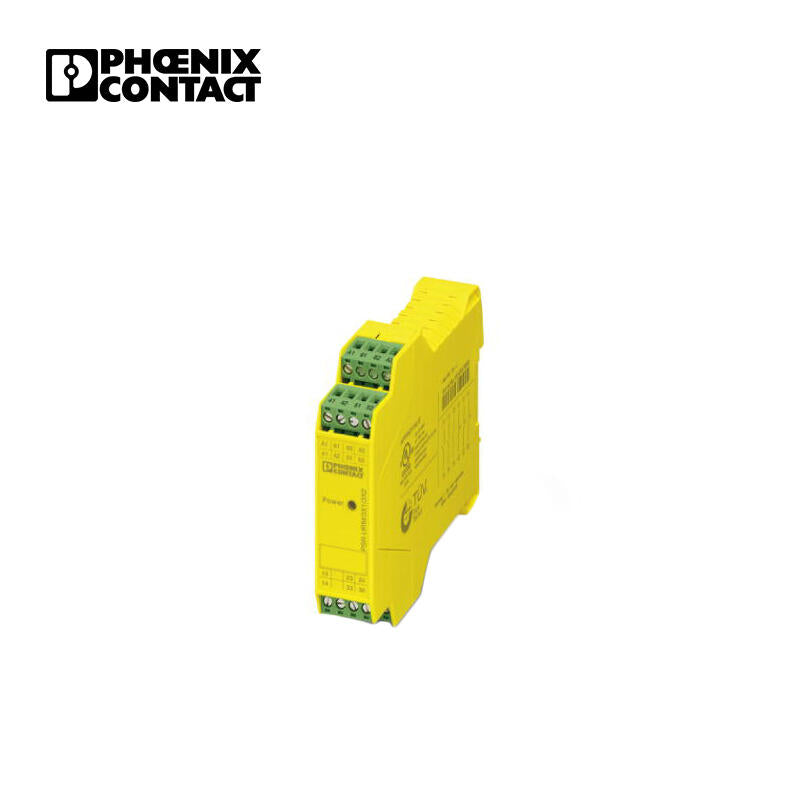Phoenix safety coupling relay with forced guided contacts, 3 normally open contacts, 3 normally closed contacts, pluggable spring terminal blocks, width: 22.5mm; PSR-SPP-24UC/URM/3X1/3X2