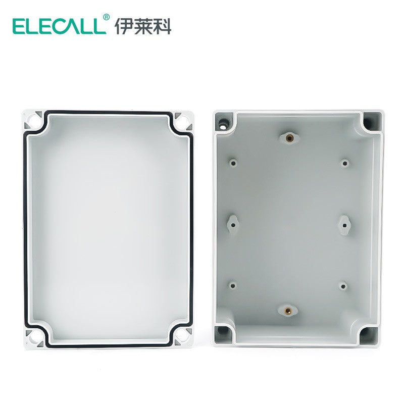 ELECALL waterproof box ABS material dustproof IP67 waterproof plastic distribution box surface-mounted control box 125*175*75
