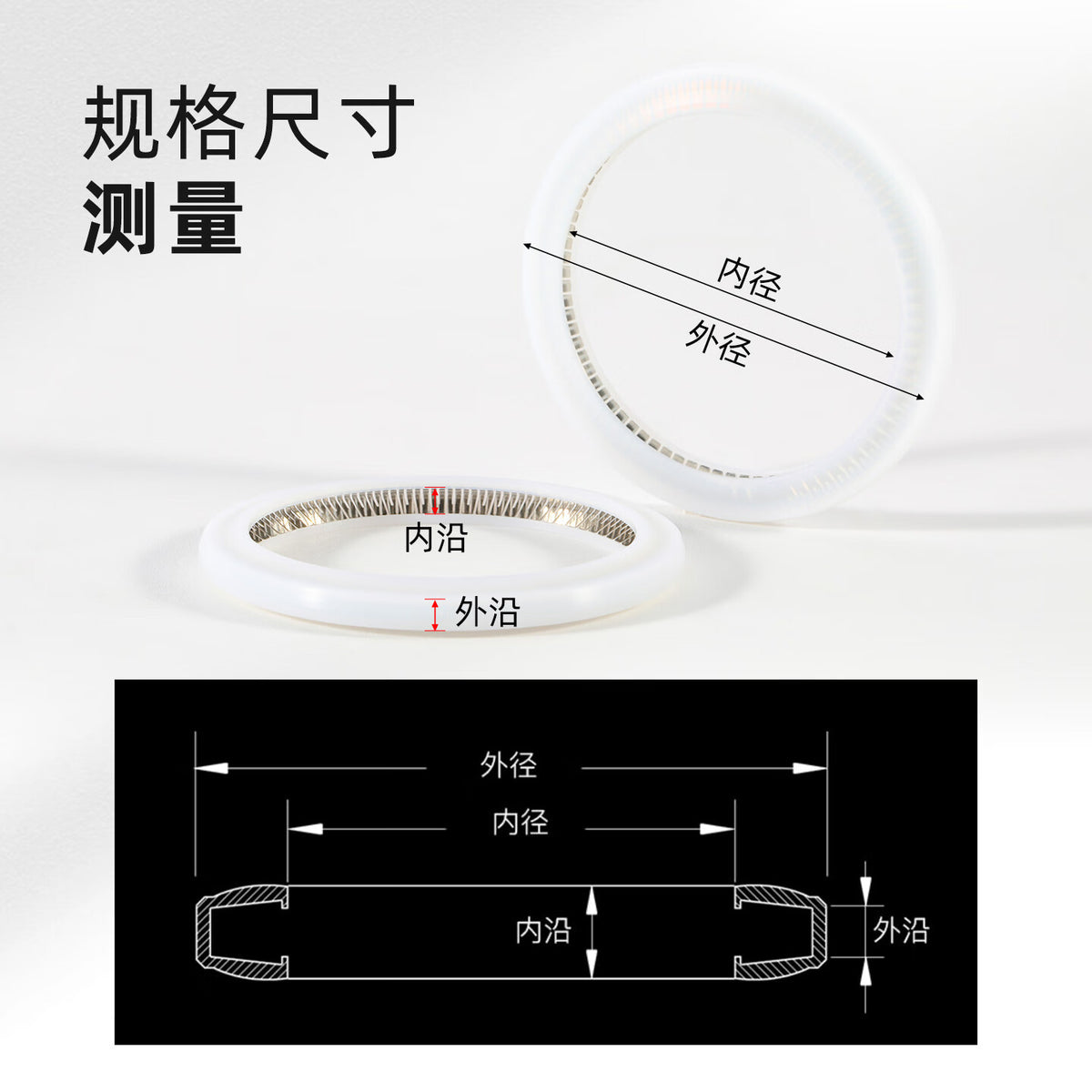 Huixiang Laser Handheld Welding Machine Protective Lens Gasket, Sealing Ring, 22*16*2.9 (Hanwei 20-4)