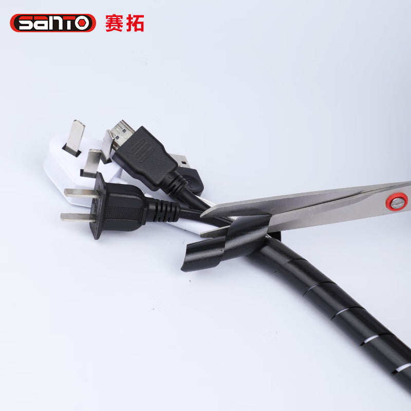 SANTO (Synto) Wire Bundle Wiring Management Wire Protector 8mm*10m White 7024
