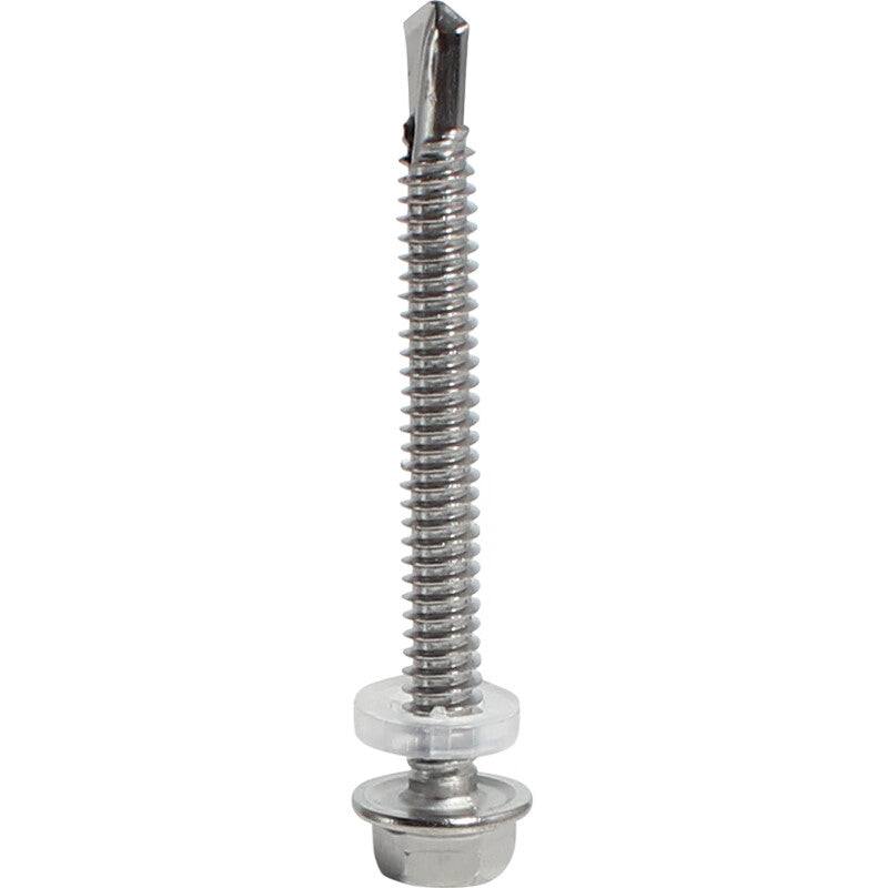 Jinglan 410 National Standard Stainless Steel Drill Self-Tapping Dovetail Screw for Color Steel Sheets M5.5 with Washer 5.5*25 (700 pieces per box)