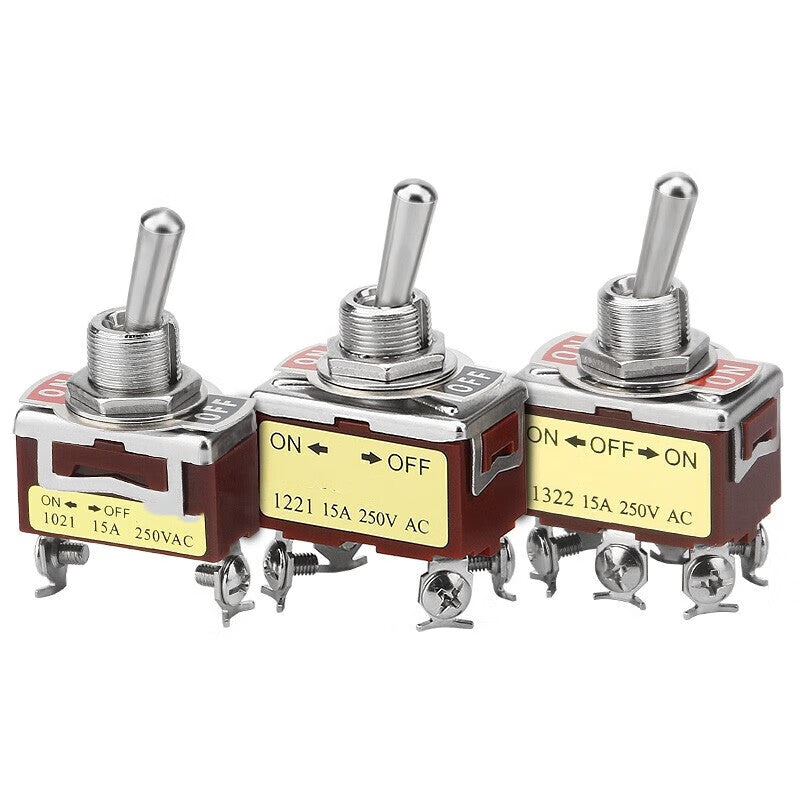 Yuanqiao (303 (9-pin, 3-position) 5-pack) Toggle Switch, Rocker Arm, E-XH Rocker Lever Switch. Unit: Piece