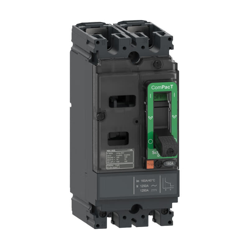 Компактный автоматический выключатель Schneider Electric NSX DC в литом корпусе; NSX100 DC TMD100 2P