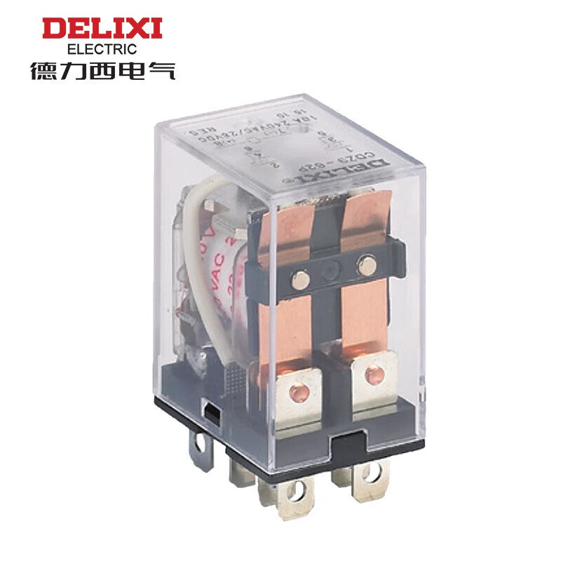 Delixi CDZ9 small 3A with light 220VAC CDZ962LM intermediate relay (C)