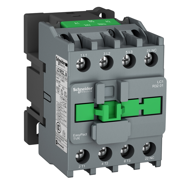 Schneider EasyPact TVR 32A AC Contactor 220V 50Hz 1NC