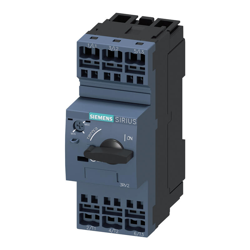 Siemens motor protection circuit breaker, structural size S0 for motor protection, class 10, A release 23-28A, N release 364A cage card connection; 3RV20214NA20