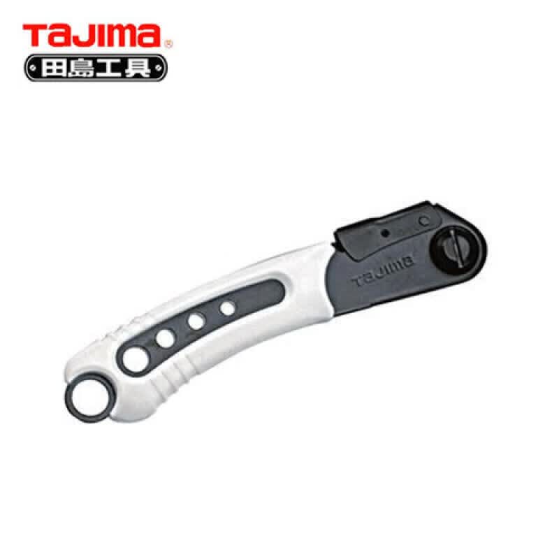 Tajima SMART-SAW Folding Handle Black and White Hand Saw; NG-SF1BW