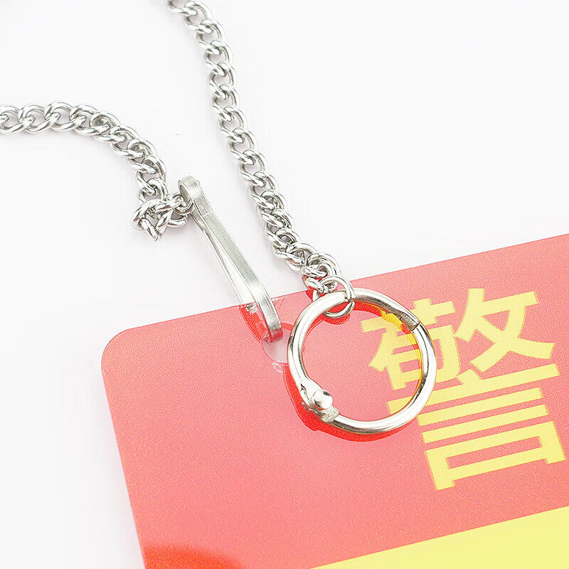 Masford advertising sign hanging chain, signboard, advertising sign, parking sign chain, thin poster hanging chain, chain length 100cm with clasp rings (3 pieces)