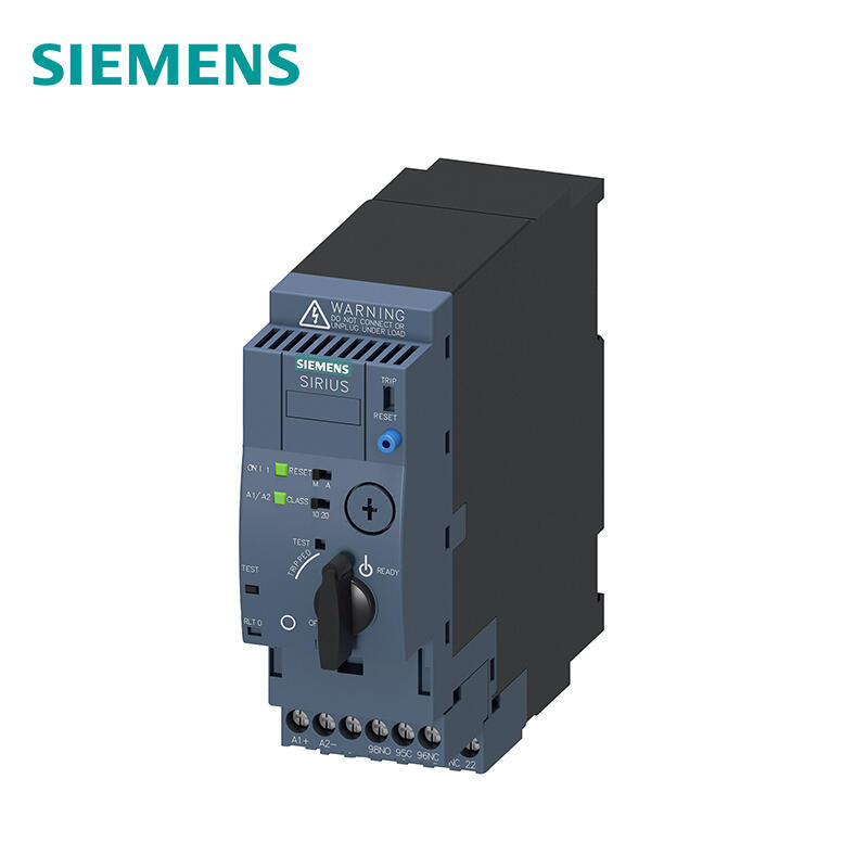 Siemens direct starter, 690V, AC/DC24V, 0.1-0.4A Main circuit interface: pluggable, no terminal Auxiliary circuit interface: screw terminal connection; 3RA61201AB33