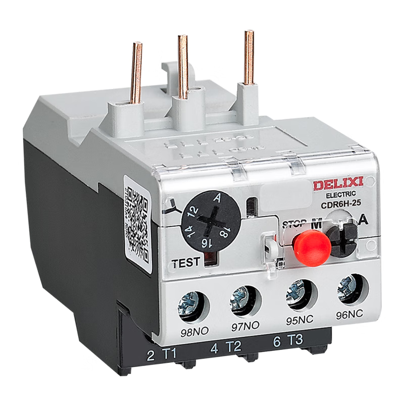 Delixi CDR6H Overload Relay 1-1.6A CDR6H251P6 Electric Heating