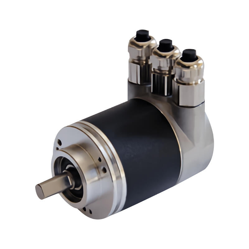 Pepperl+Fuchs solid shaft multi-turn absolute encoder, terminal box, outer diameter φ58mm, shaft diameter φ6mm; PVM58N-032AGR0BN-1213