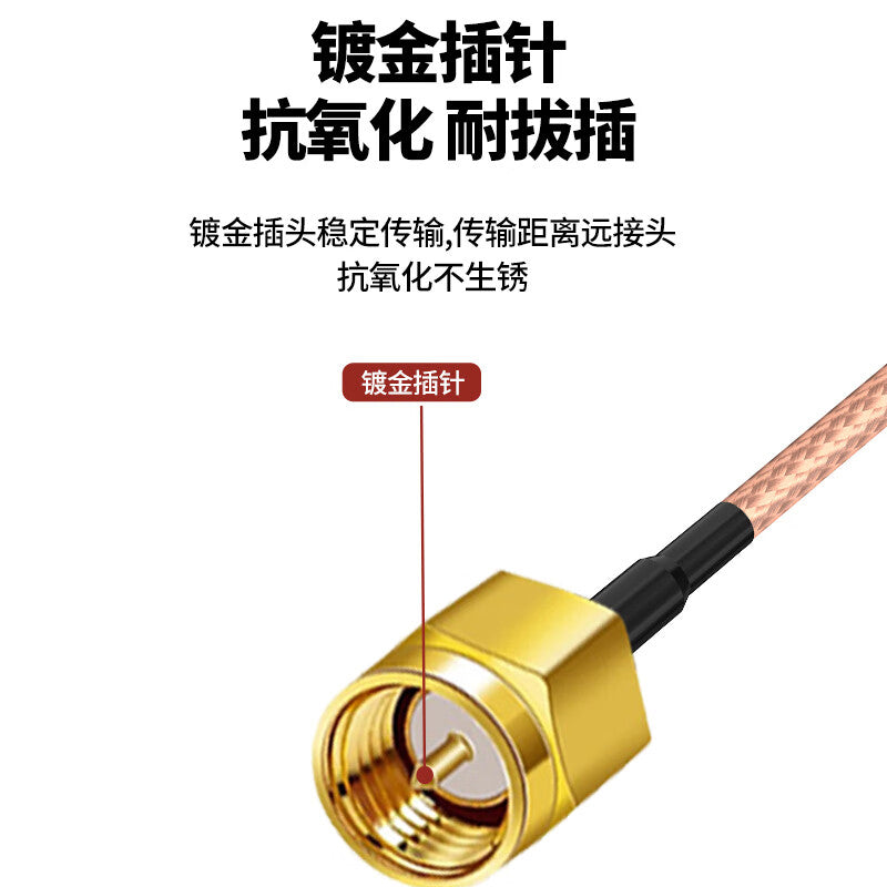 Requires BNC male to 4mm banana plug test cable, RG316 RF cable antenna extension cable, 1.5m, SX-SMB/XJT-JJ-15