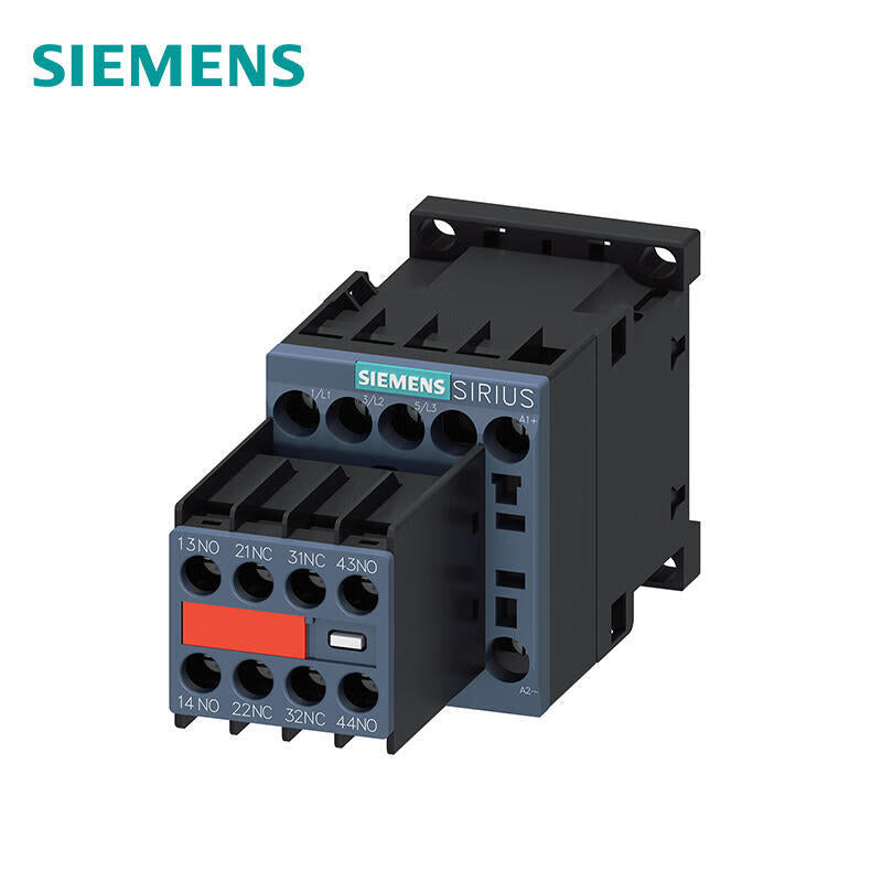 Siemens 3RT20151BB443MA0 Power Contactor, 7A, 24VDC, 3 Pole