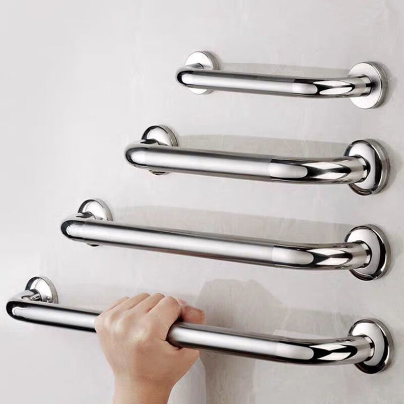 Deqi 304 Stainless Steel Safety Handrail, Straight Handrail, Bathroom/Toilet Railing, Safety and Anti-slip Handrail for the Disabled and Elderly, 32mm Pipe Diameter 40cm (Thickened Version)
