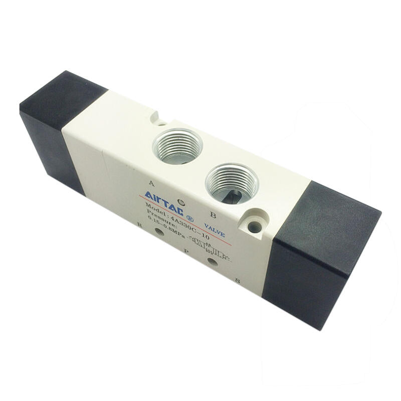 AirTAC 3-position 5-way center-sealed, double air-operated valve; 4A330C10