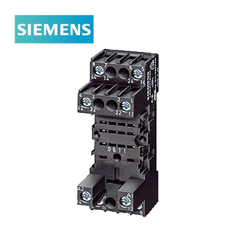 Siemens LZS socket for PT relay 4 changeover contacts screw terminal connection LZS: PT78740 socket