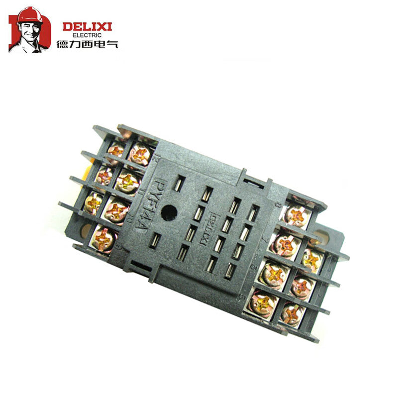 Delixi Electric small relay base CDZ9-54P base PYF14AZ