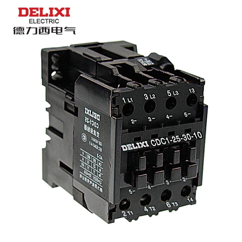 Delixi Electric CDC1-25-30-10 380 В контактор переменного тока 380 В 1НО универсальный контактор CDC1253010Q Контактор переменного тока